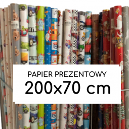 PAPIER PREZENTOWY PAKOWY 200 x70 cm